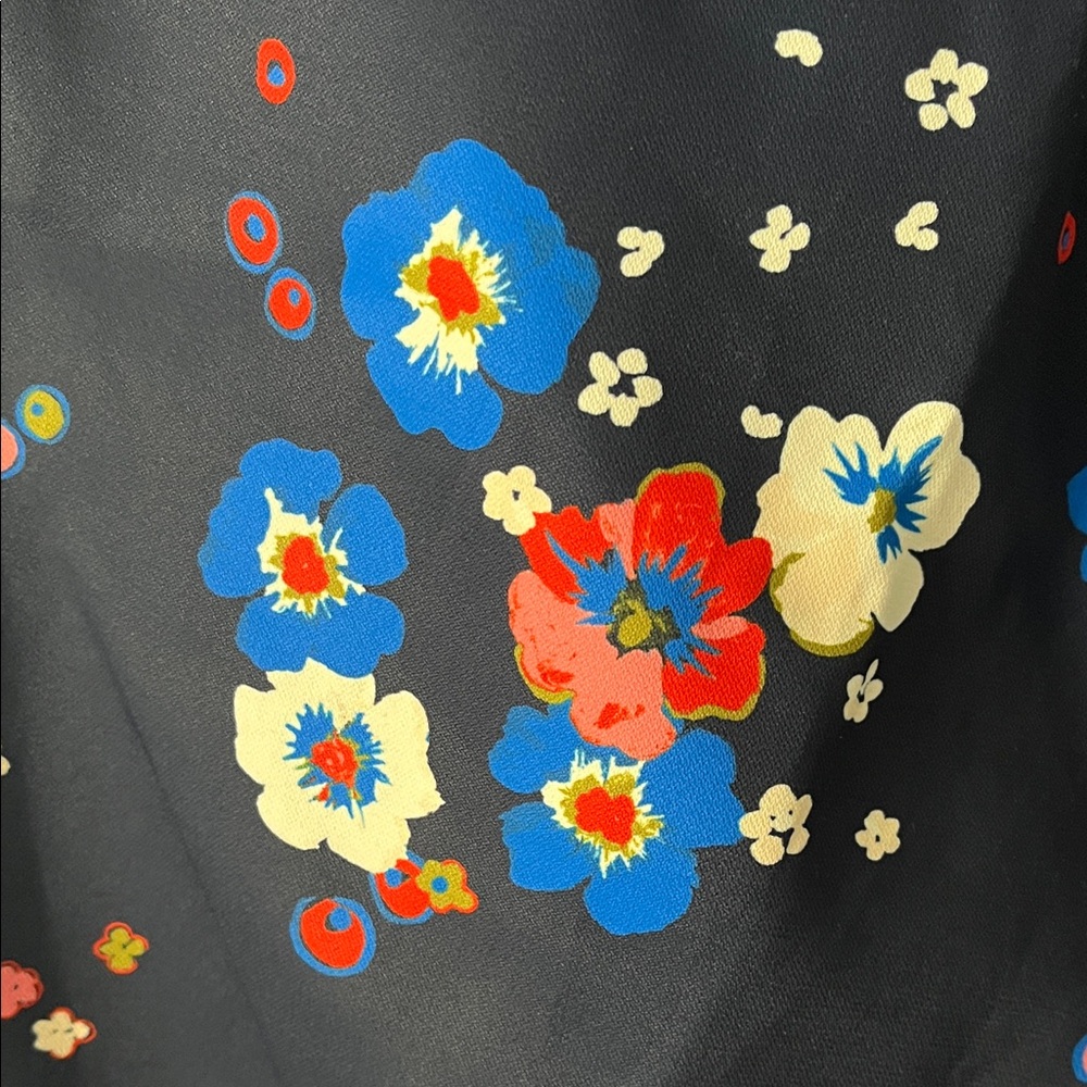 Tory Sport Floral Print Pants - Navy, Red, White - Picture 4 of 4